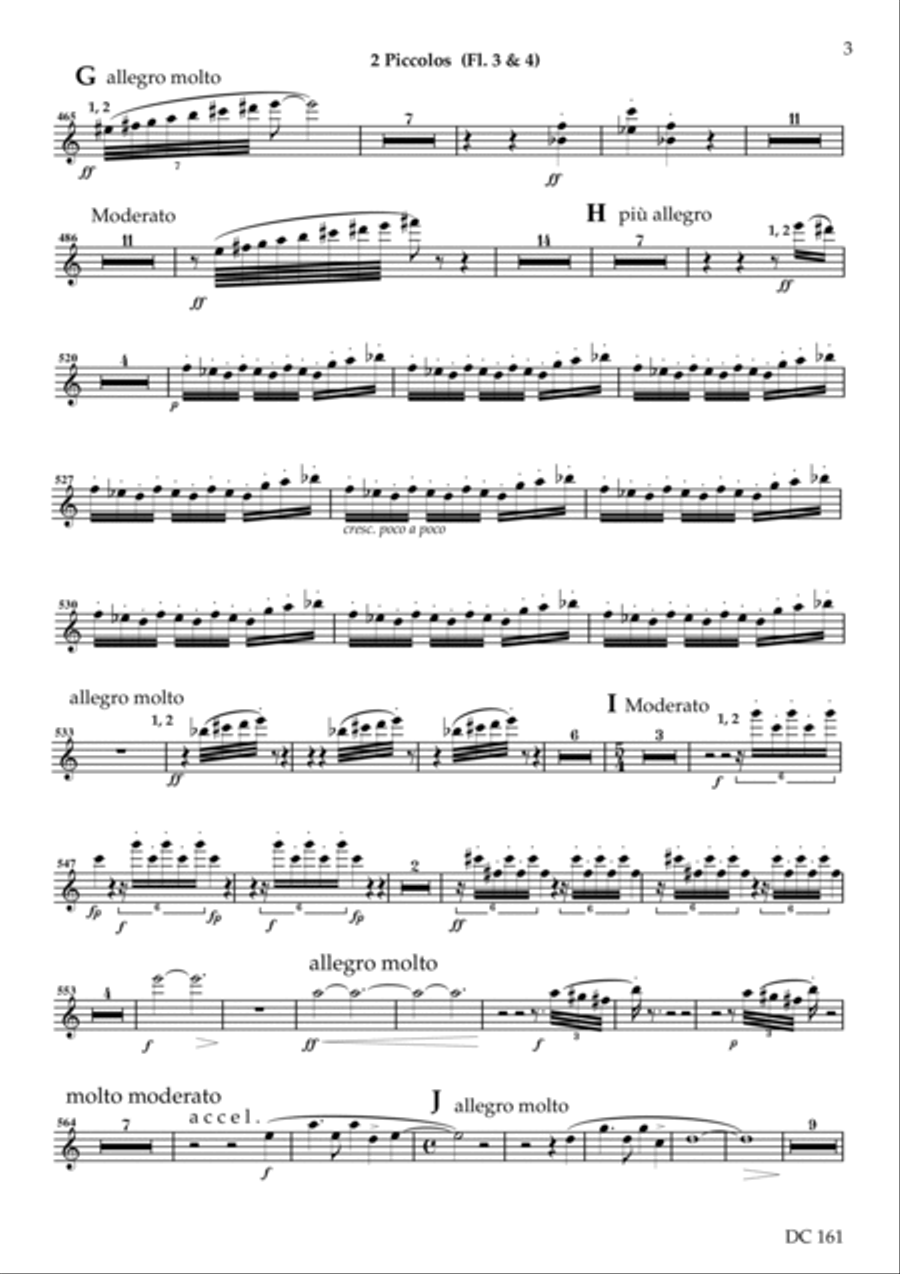 Vinlandsaga - a Nordic Symphony [woodwind parts] Woodwind Quintet scores gallery preview page 3