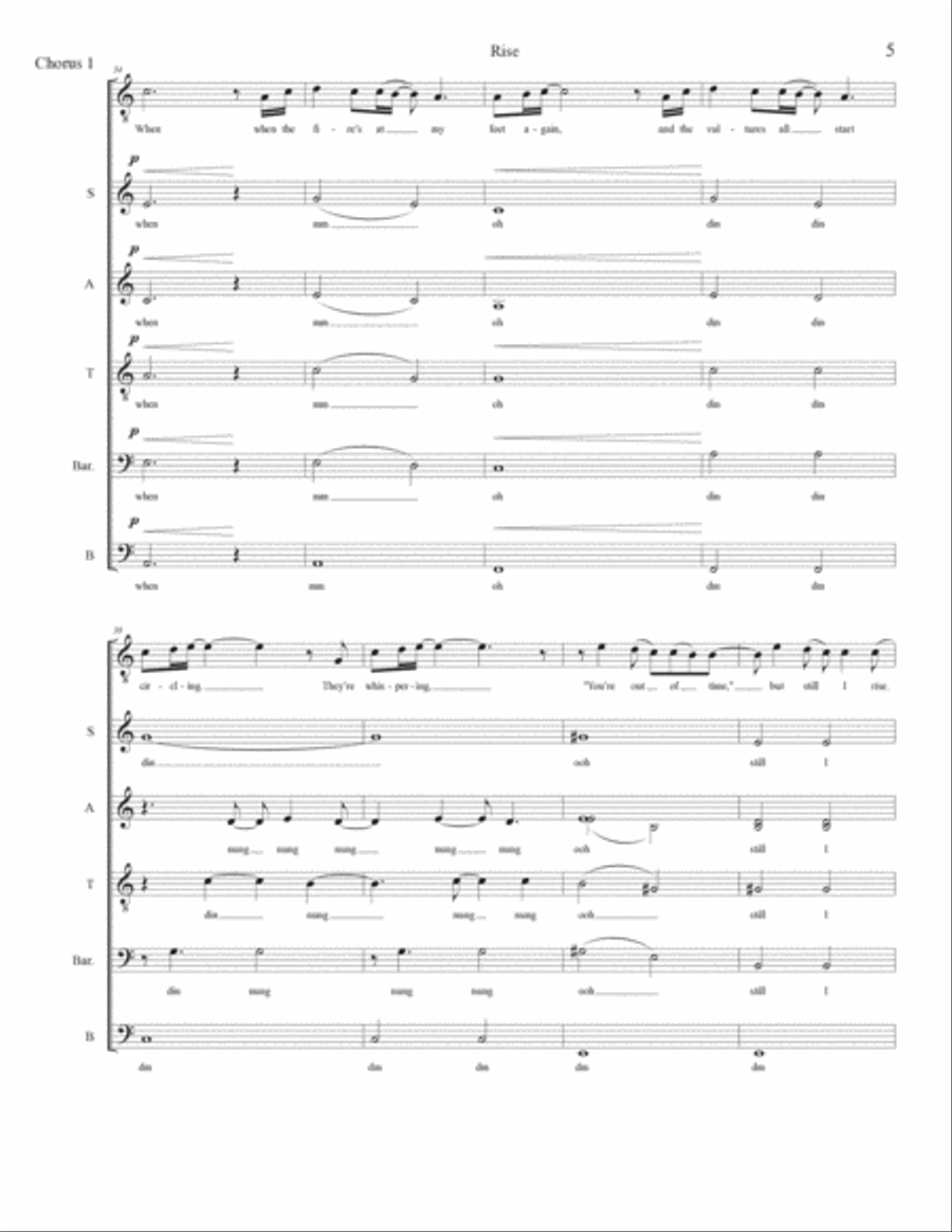 Rise 4-Part scores gallery preview page 5