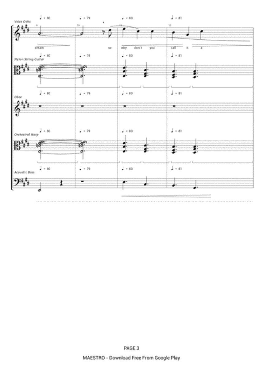 piano arrangement of a song of mine image number null