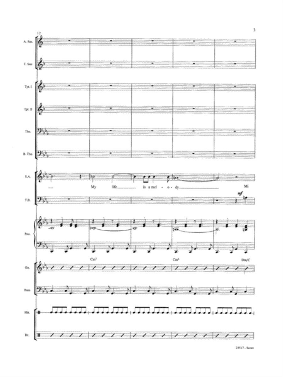 Mi Vida, Mi Canción (My Life, My Song): Score Score scores gallery preview page 3