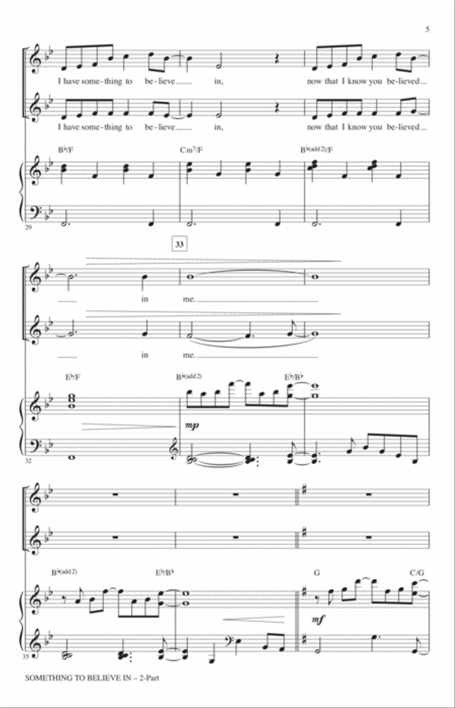 Something To Believe In Something To Believe In 2-Part scores gallery preview page 4