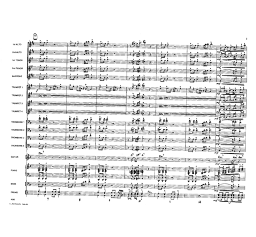 Struttin' Struttin' Jazz Ensemble scores gallery preview page 3