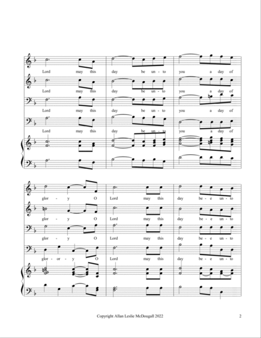 Petition of the Saints Petition of the Saints 4-Part scores gallery preview page 2