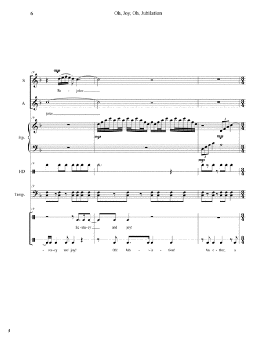 Oh, Joy! Oh, Jubilation! Vocal Duet scores gallery preview page 6