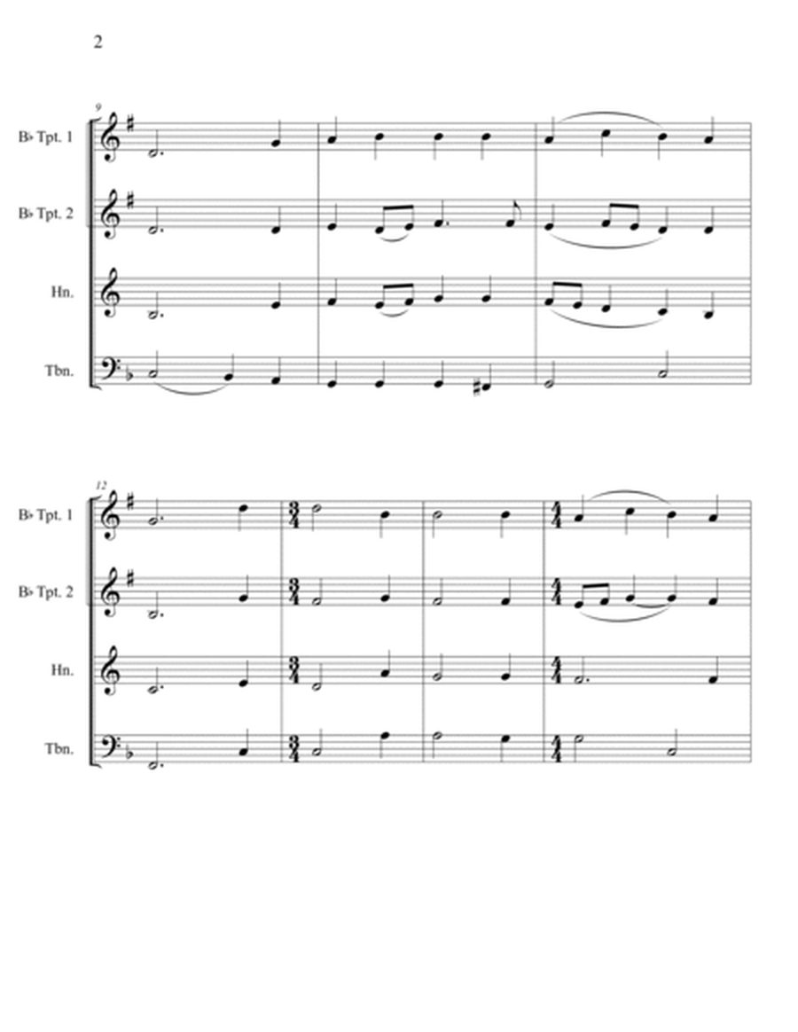 Nine Christmas Chorales (for brass quartet)
