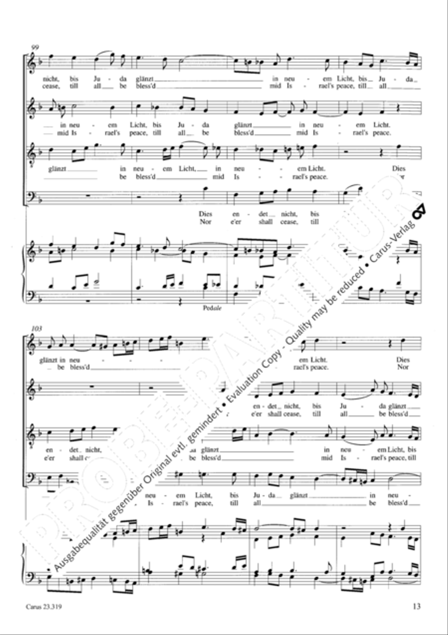 Psalm 128 4-Part scores gallery preview page 14