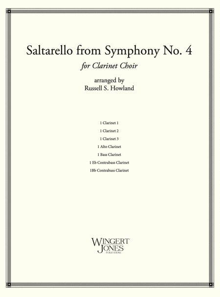 Saltarello From Symphony #4