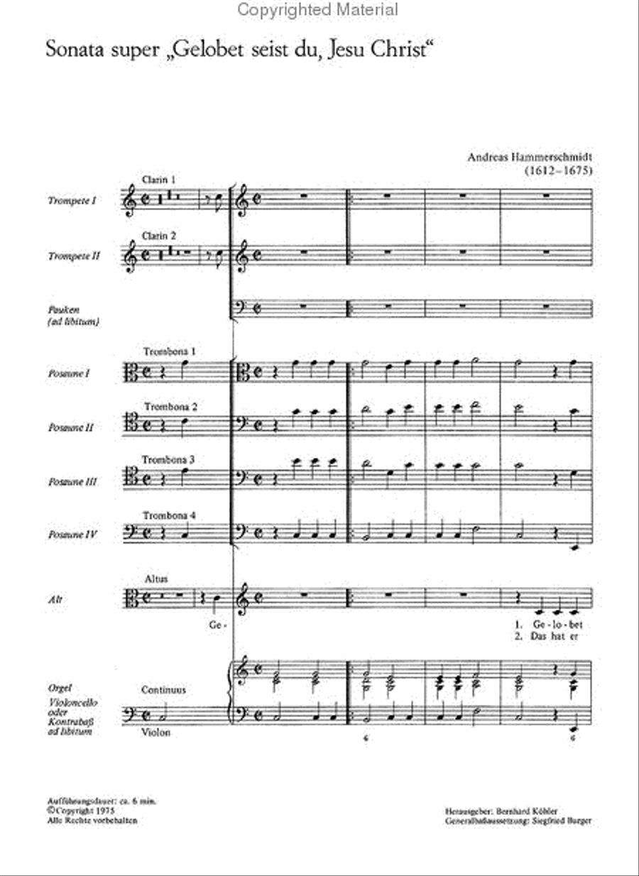 All praise to you, Lord Jesus Christ (Gelobet seist du, Jesu Christ) Choir scores gallery preview page 2