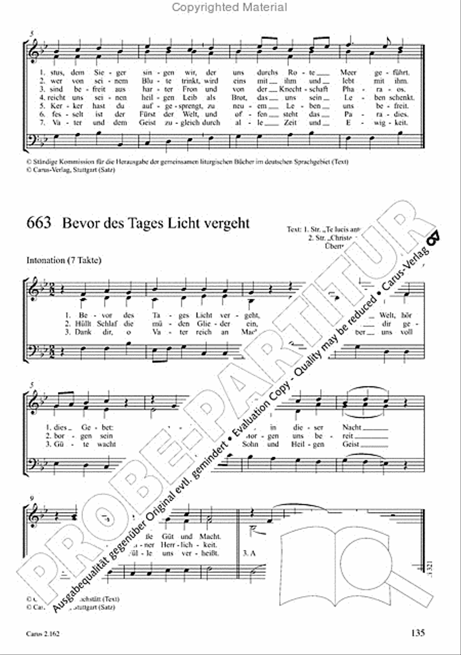 Chorbuch Gotteslob SAM 3-Part scores gallery preview page 136