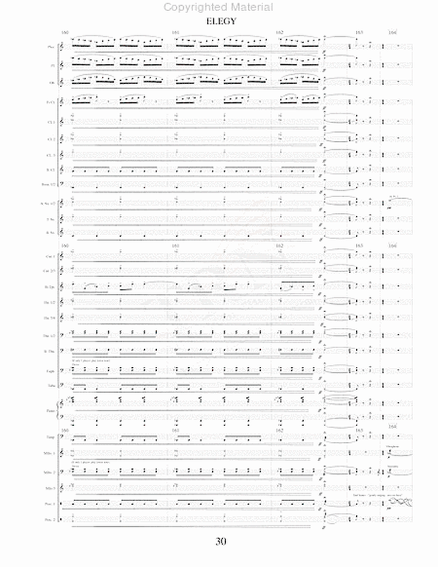 Elegy on an Evening Hymn (score) image number null