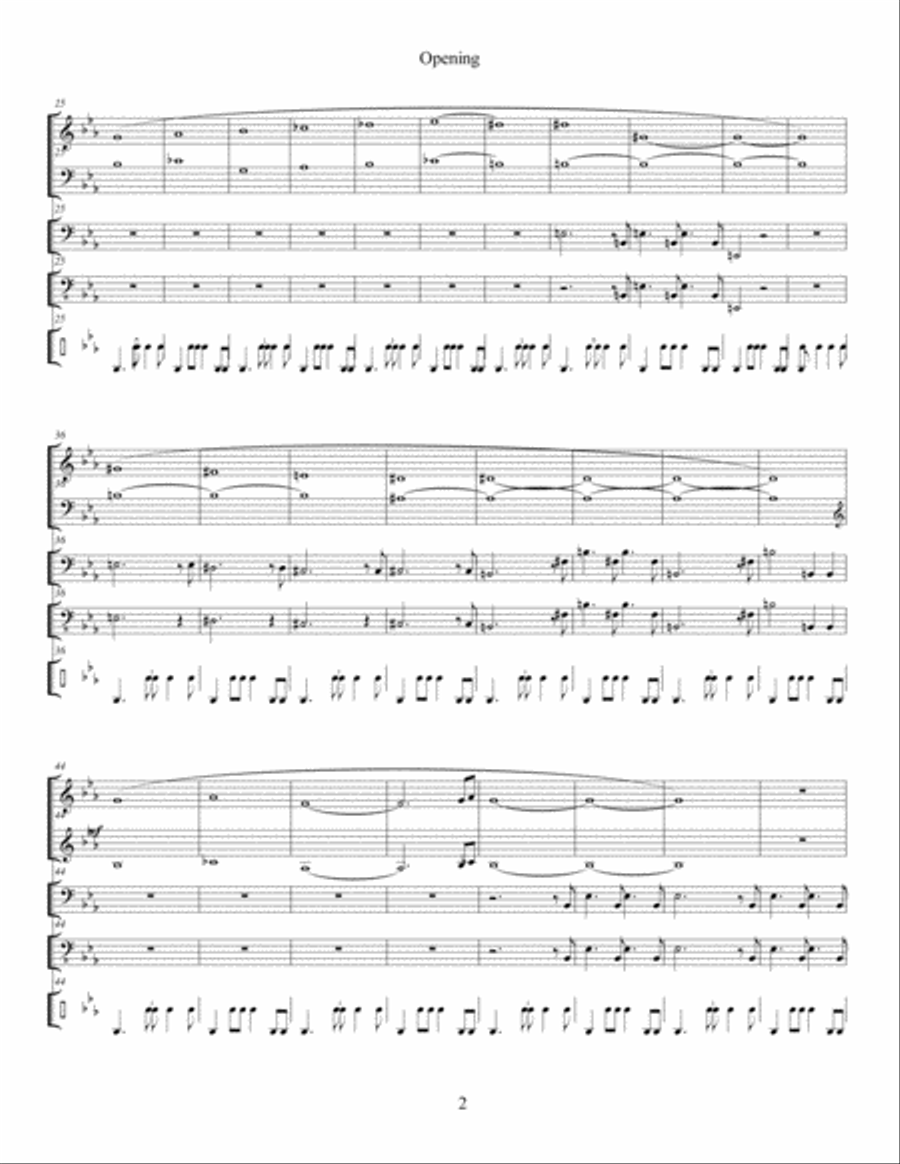 Live! - Full Score and Instrumental Parts. Small Ensemble scores gallery preview page 5