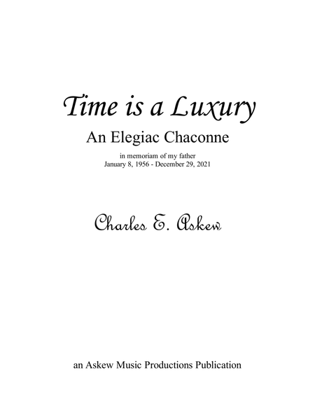 Time is a Luxury - AWV 4