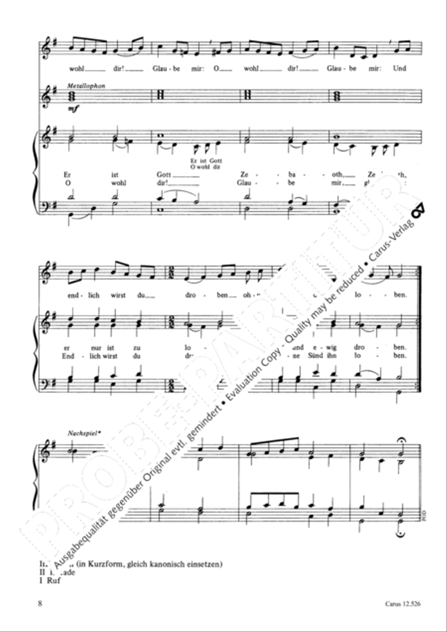 Lass dir unser Lob gefallen 2-Part scores gallery preview page 9
