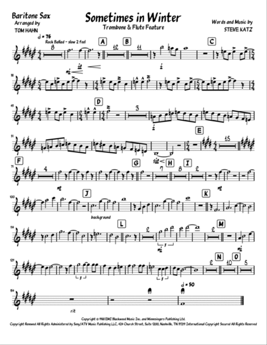 Sometimes In Winter Sometimes In Winter Jazz Ensemble scores gallery preview page 6