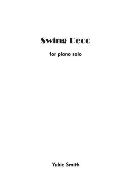 Swing Deco - original piano solo by Yukie Smith image number null
