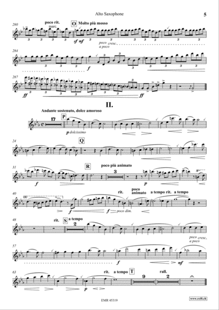 Konzert No. 1 b-moll Konzert No. 1 b-moll Alto Saxophone scores gallery preview page 6