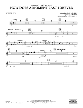 How Does a Moment Last Forever (from Beauty and the Beast) - Bb Trumpet 2