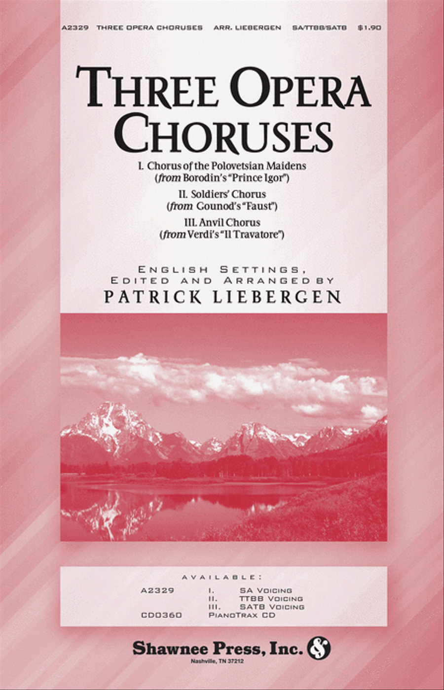 Three Opera Choruses TTBB scores gallery preview page 1