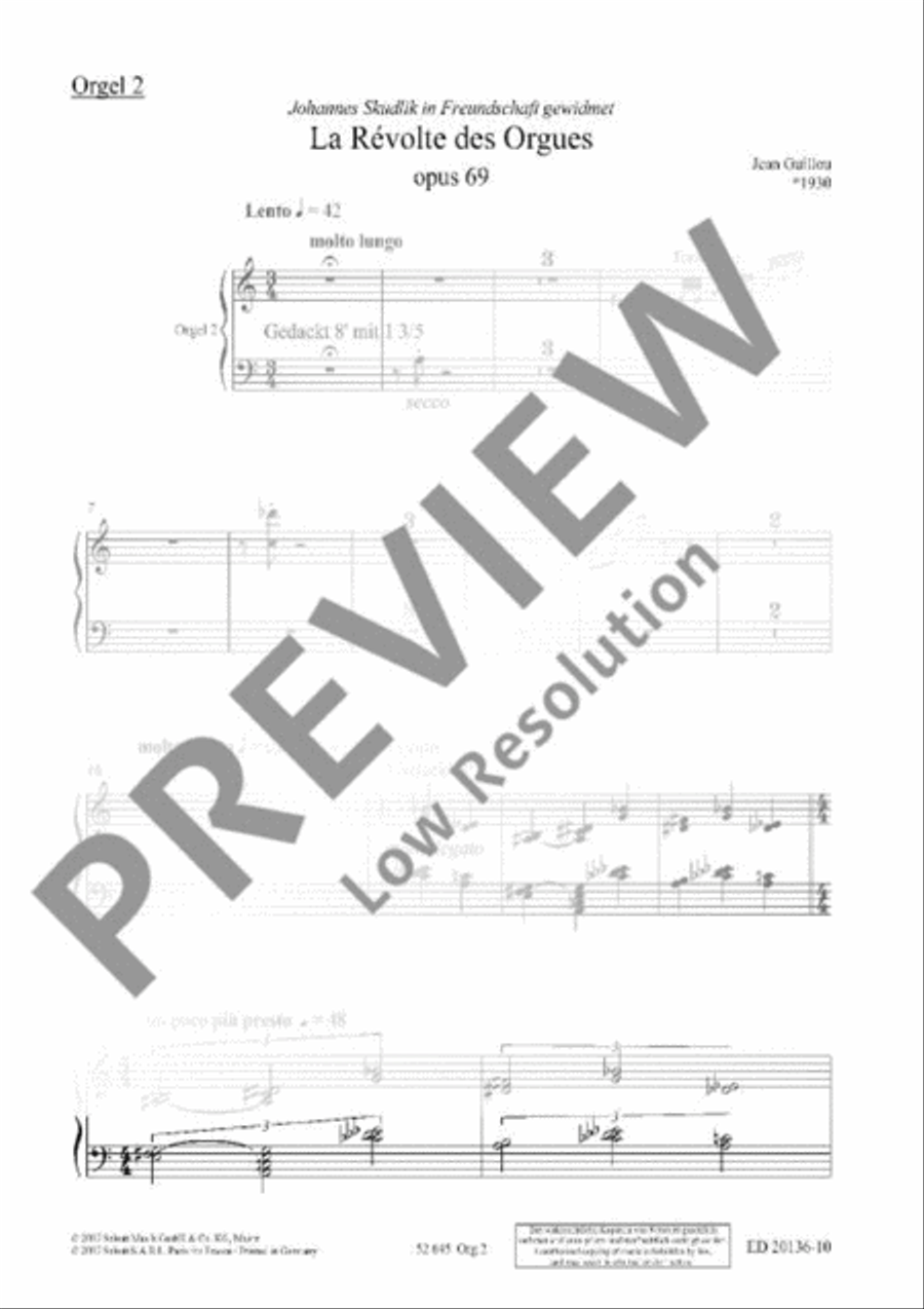 La Révolte des Orgues La Révolte des Orgues Organ scores gallery preview page 14
