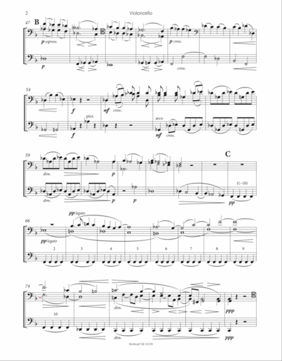 A German Requiem Op. 45 4-Part scores gallery preview page 3