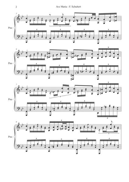 Ave Maria by Franz Schubert - Advanced transcription for Piano image number null