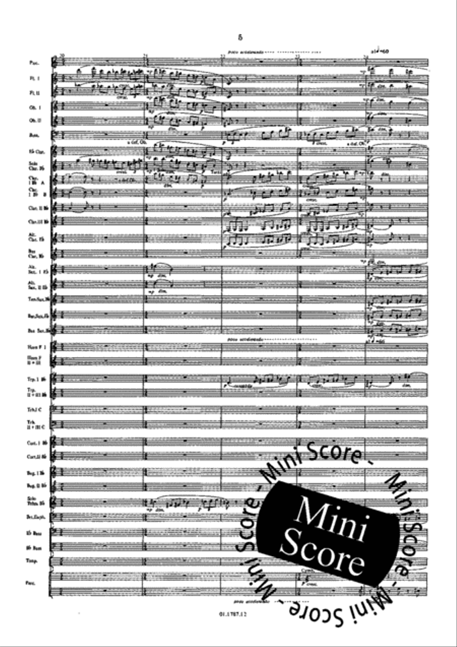 Symphonie de l'Eau Concert Band scores gallery preview page 9