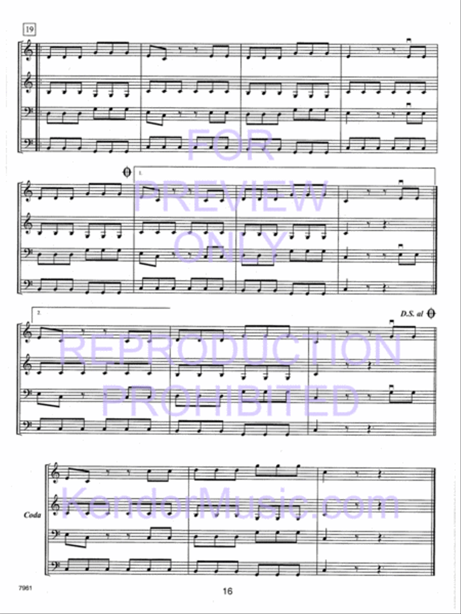 Holiday Strings (Score) String Orchestra scores gallery preview page 17