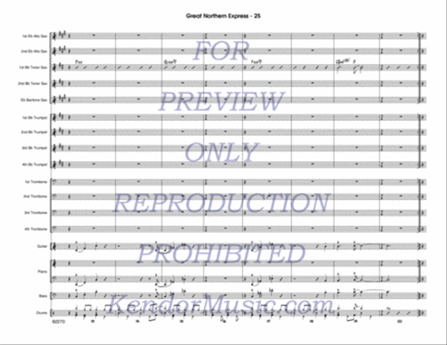 Great Northern Express Jazz Ensemble scores gallery preview page 26