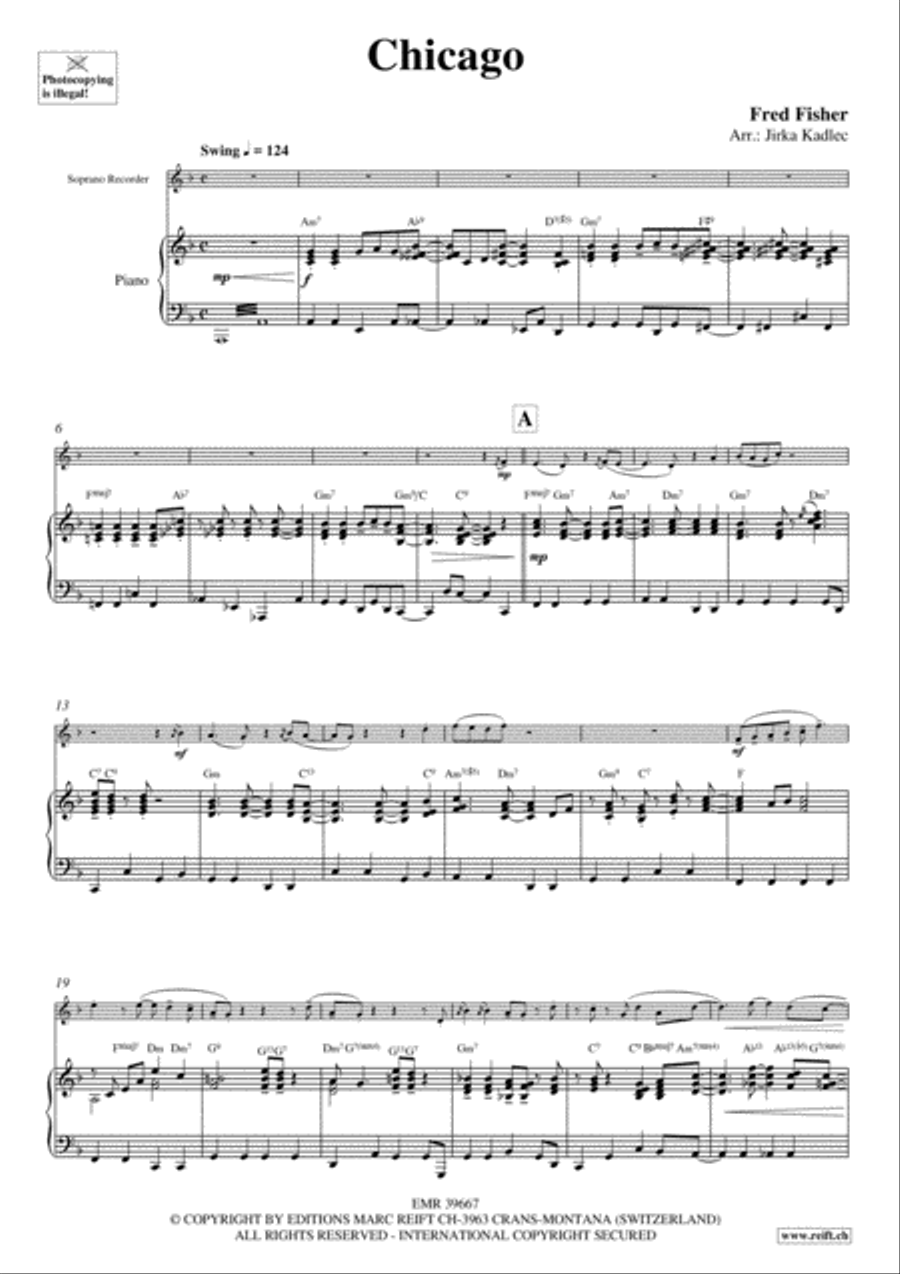 Chicago Soprano Recorder scores gallery preview page 4