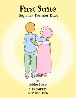 Book cover for First Suite for Beginner Trumpet Duet