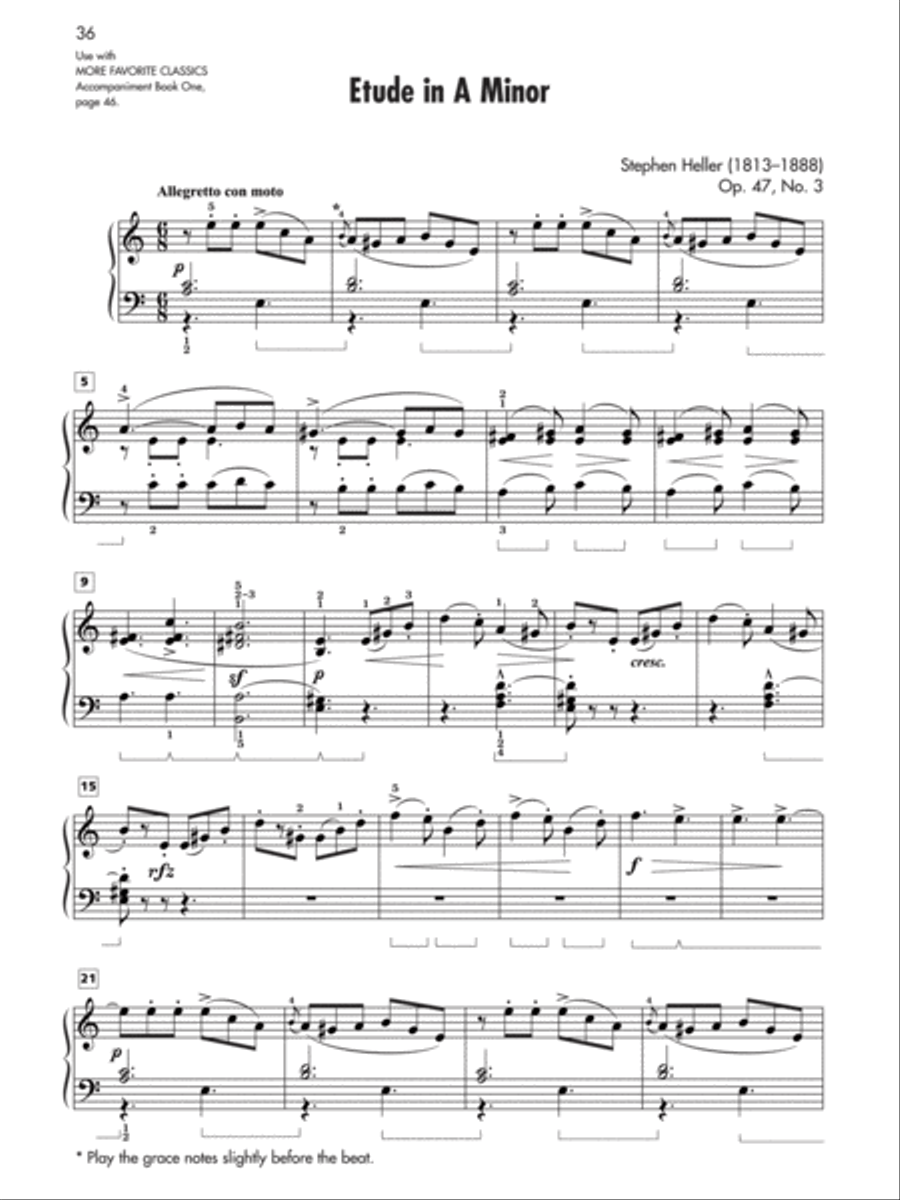 More Favorite Classics, Book 1 Piano Solo scores gallery preview page 4