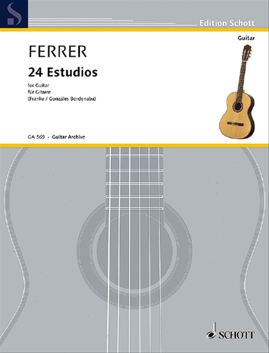 24 Estudios Guitar scores gallery preview page 1