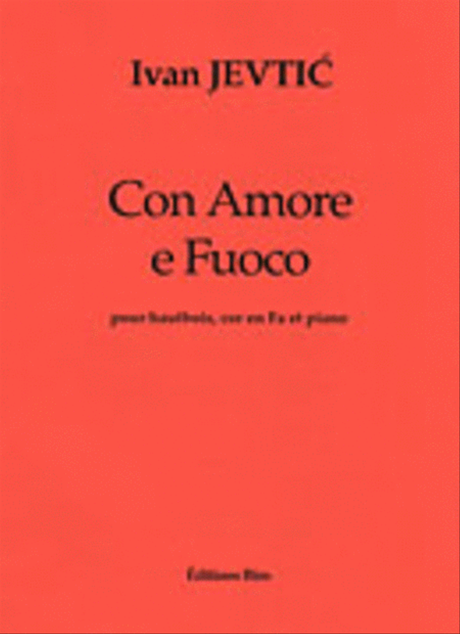 Con amore e fuoco Oboe scores gallery preview page 1