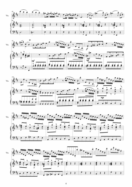 Vivaldi - Violin Concerto in B minor RV 384 for Violin and Piano image number null