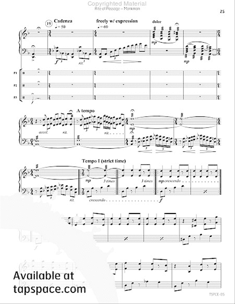 Rite of Passage Rite of Passage Percussion Ensemble scores gallery preview page 28