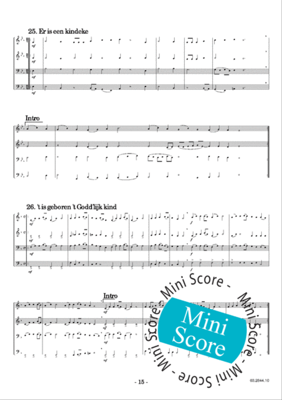 40 Christmas Carols 40 Christmas Carols Concert Band scores gallery preview page 19