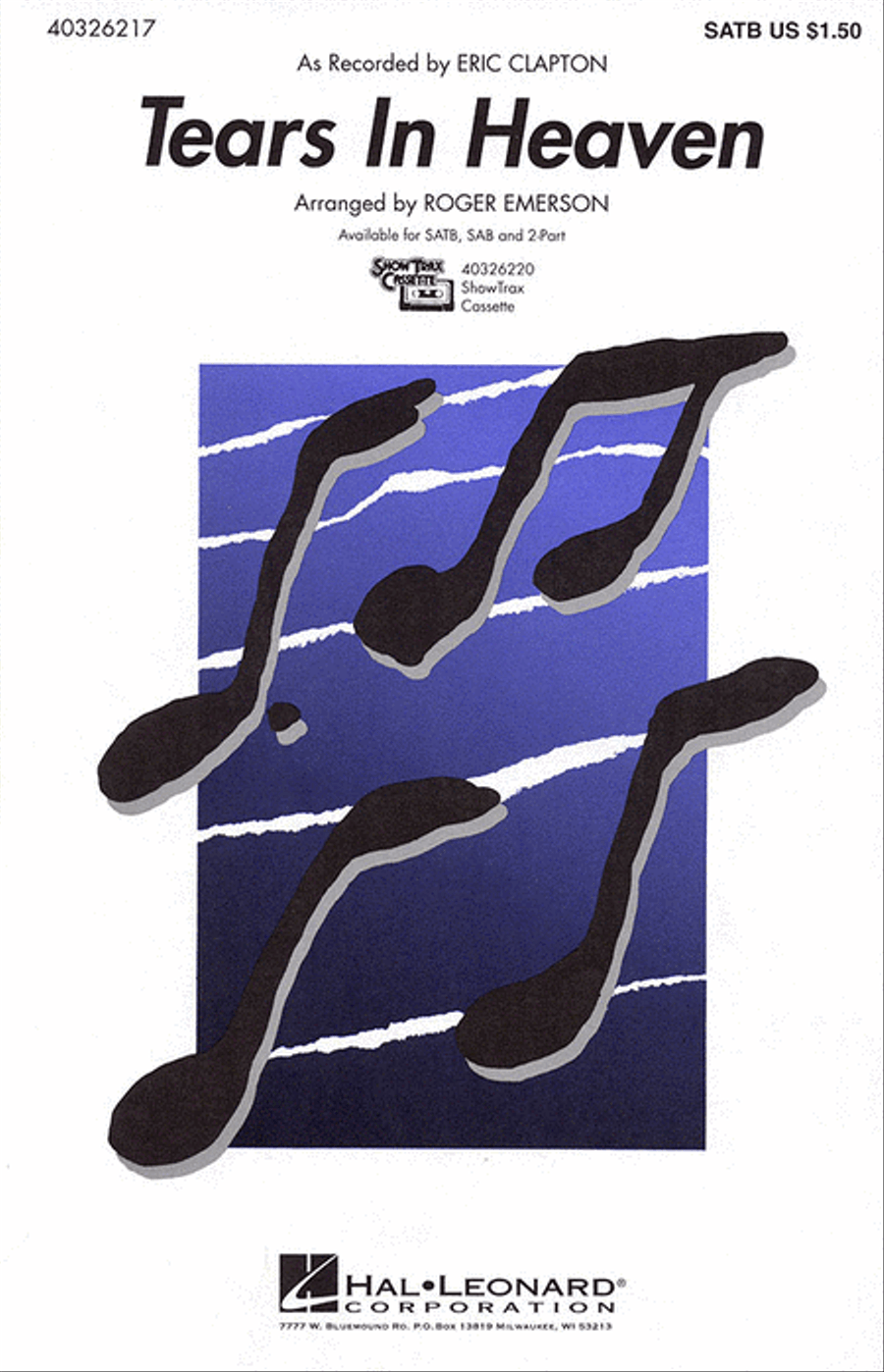 Tears in Heaven 4-Part scores gallery preview page 1