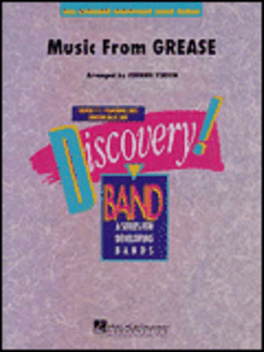 Music from Grease Concert Band scores gallery preview page 1