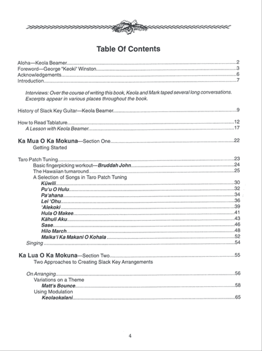 Learn to Play Hawaiian Slack-Key Guitar Guitar scores gallery preview page 6