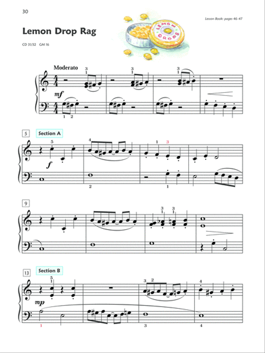 Premier Piano Course Performance, Book 2B Piano Method scores gallery preview page 9