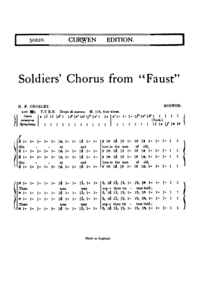 The Soldiers Chorus From Faust