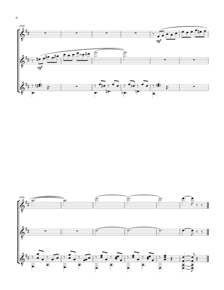 Berceuse (Guitar Trio) - Score and Parts image number null