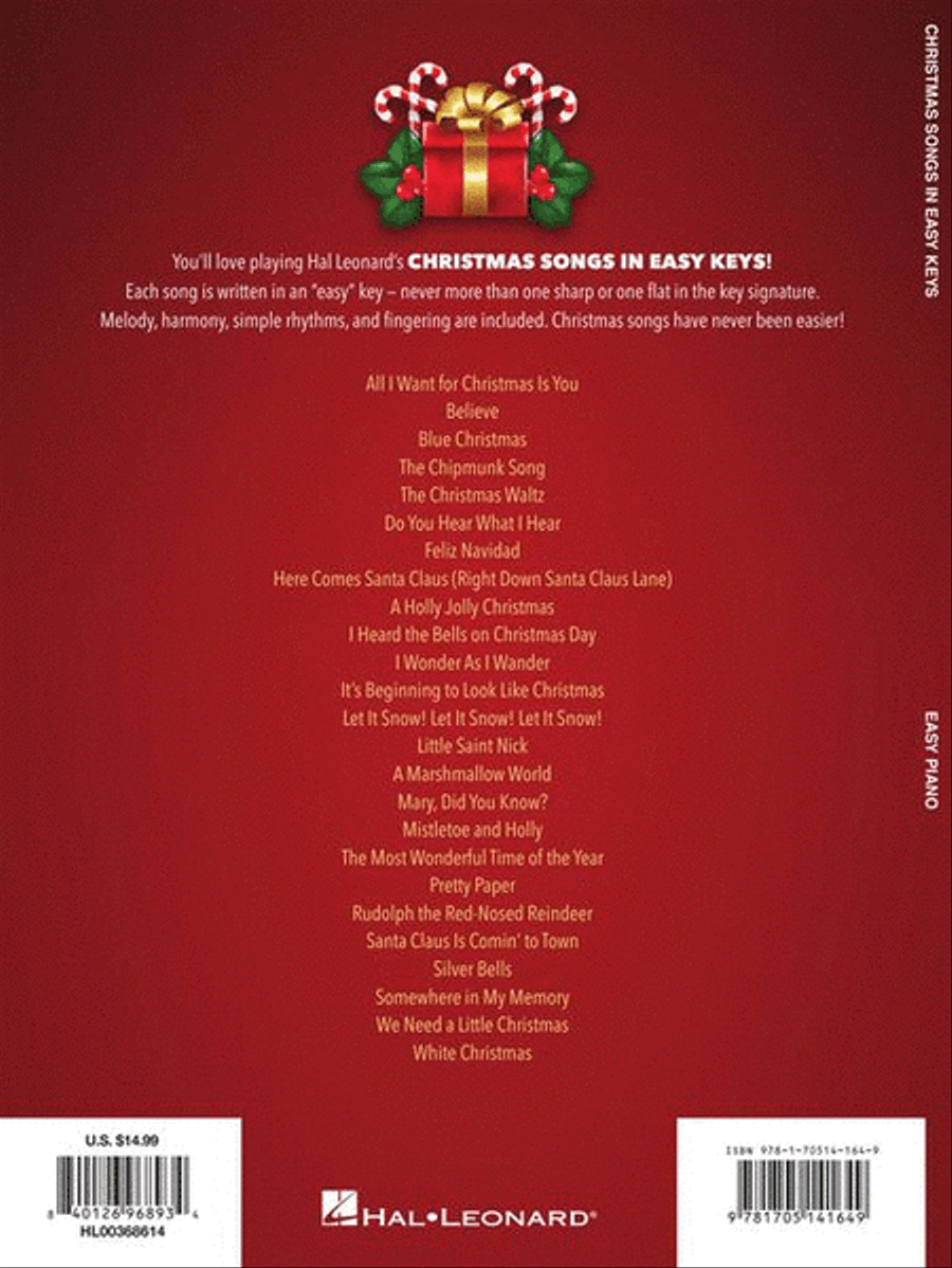Christmas Songs – In Easy Keys Easy Piano scores gallery preview page 8