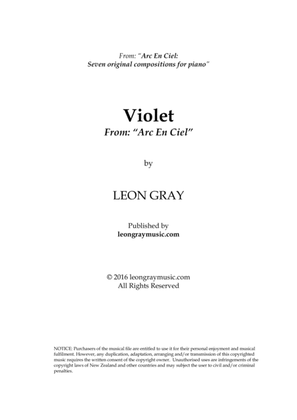 Violet - Mvt. 7 from "Arc En Ciel"