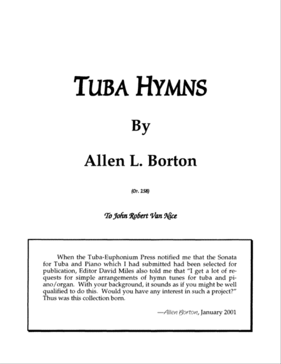 Tuba Hymns Tuba scores gallery preview page 3