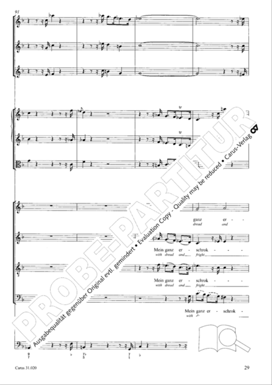 Eternity, thou thundrous word (O Ewigkeit, du Donnerwort) ATB scores gallery preview page 30