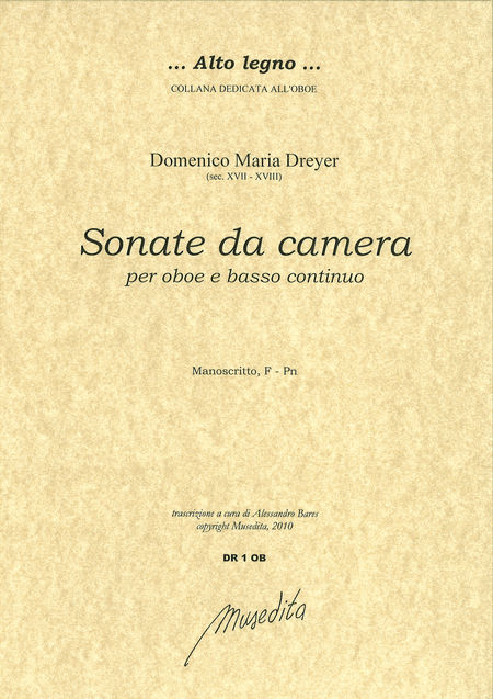 6 Oboe Sonatas (Manuscript, F-Pn)