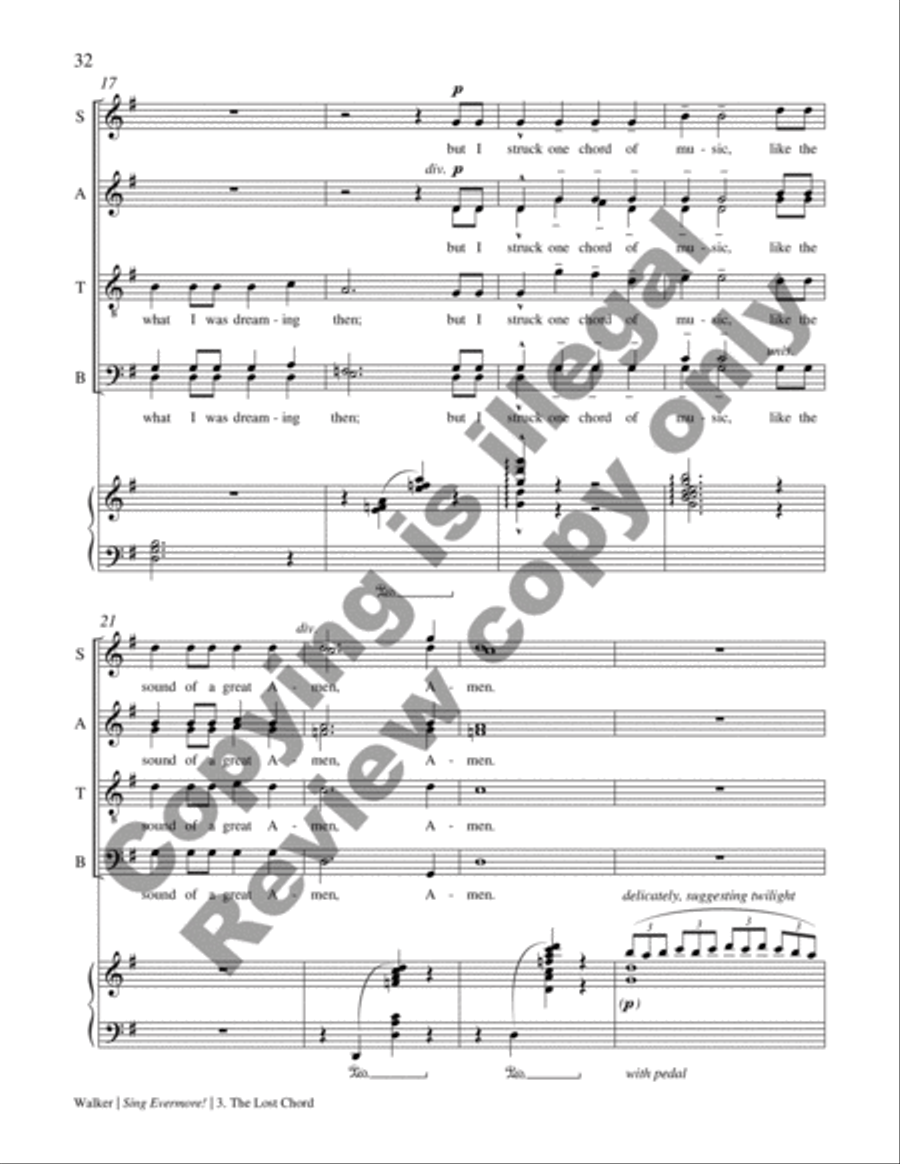Sing Evermore! (Choral Score) Divisi scores gallery preview page 16