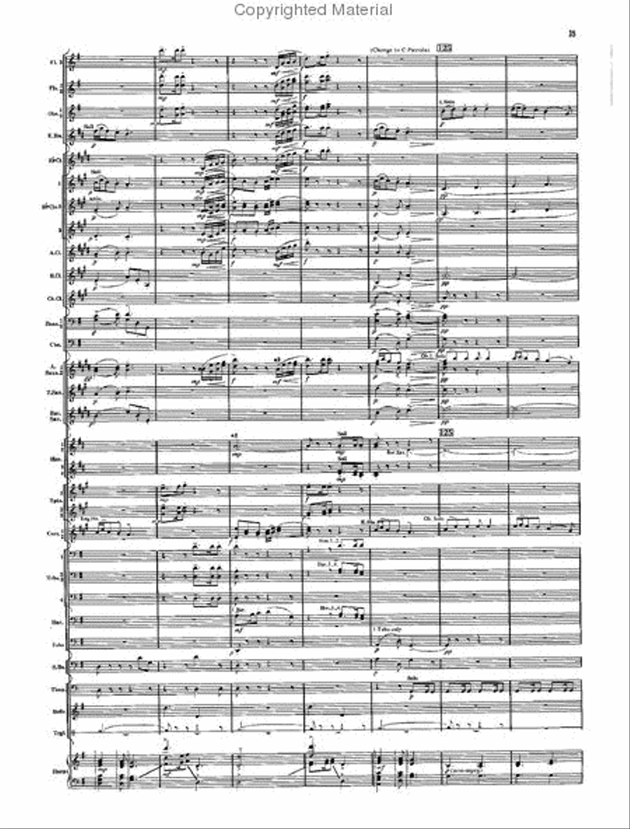 Armenian Dances, Part II Concert Band scores gallery preview page 33