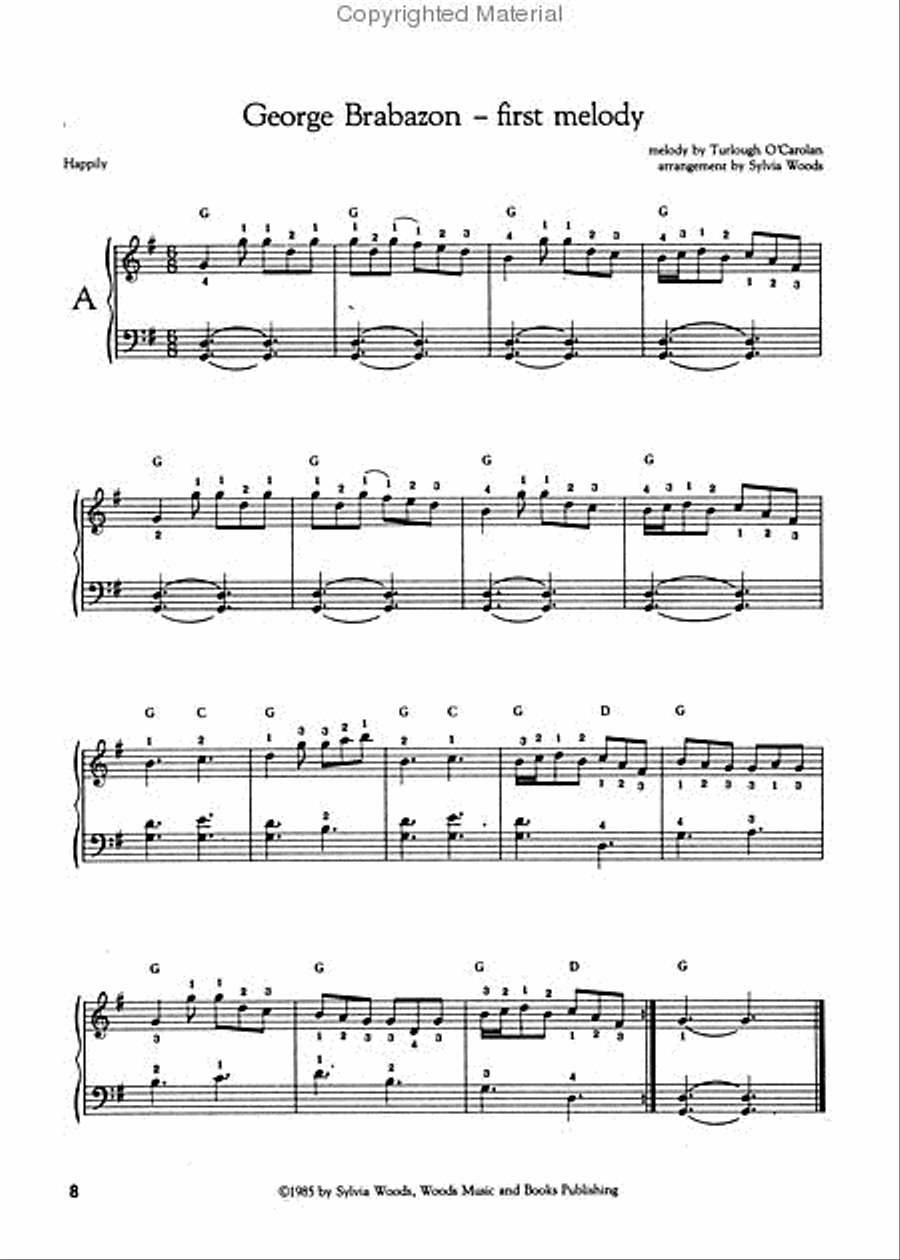40 O'Carolan Tunes for All Harps Celtic Harp scores gallery preview page 3